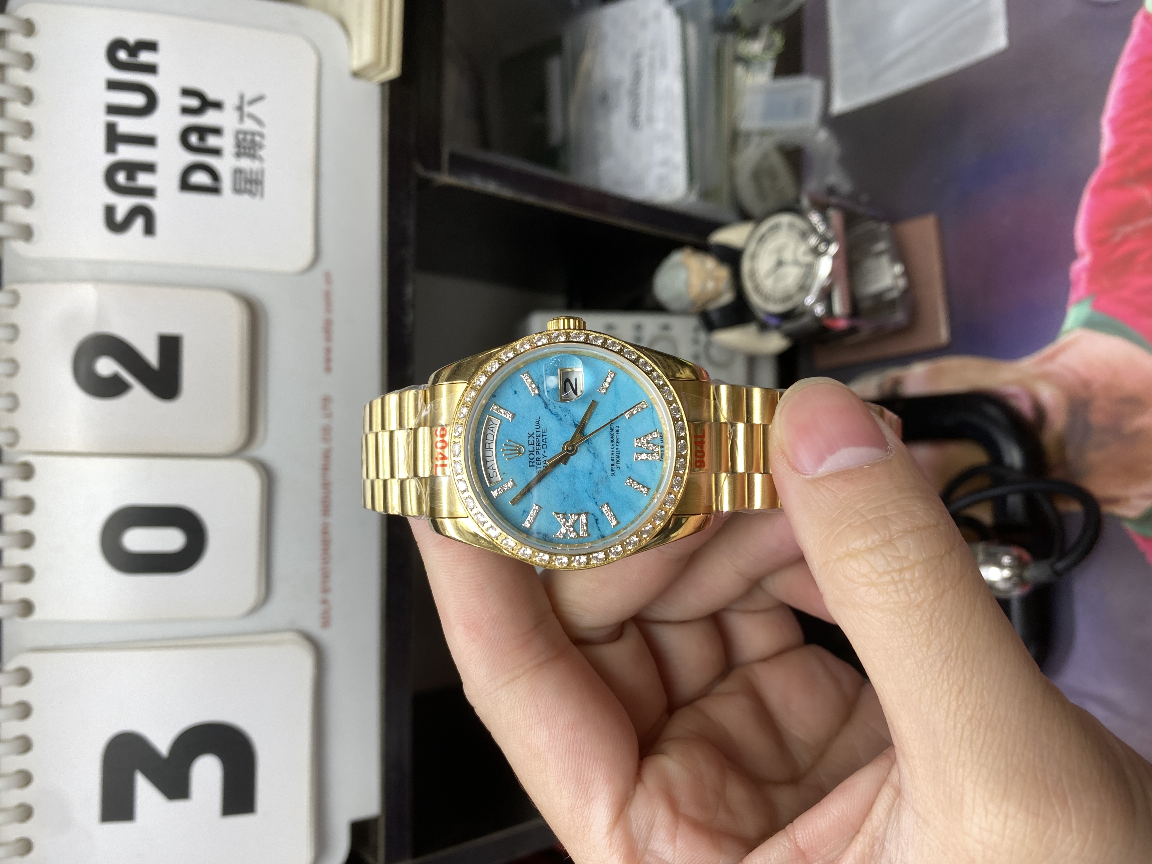 Rolex Day-Date Series Watch Model m128398tbr-0014 36mm